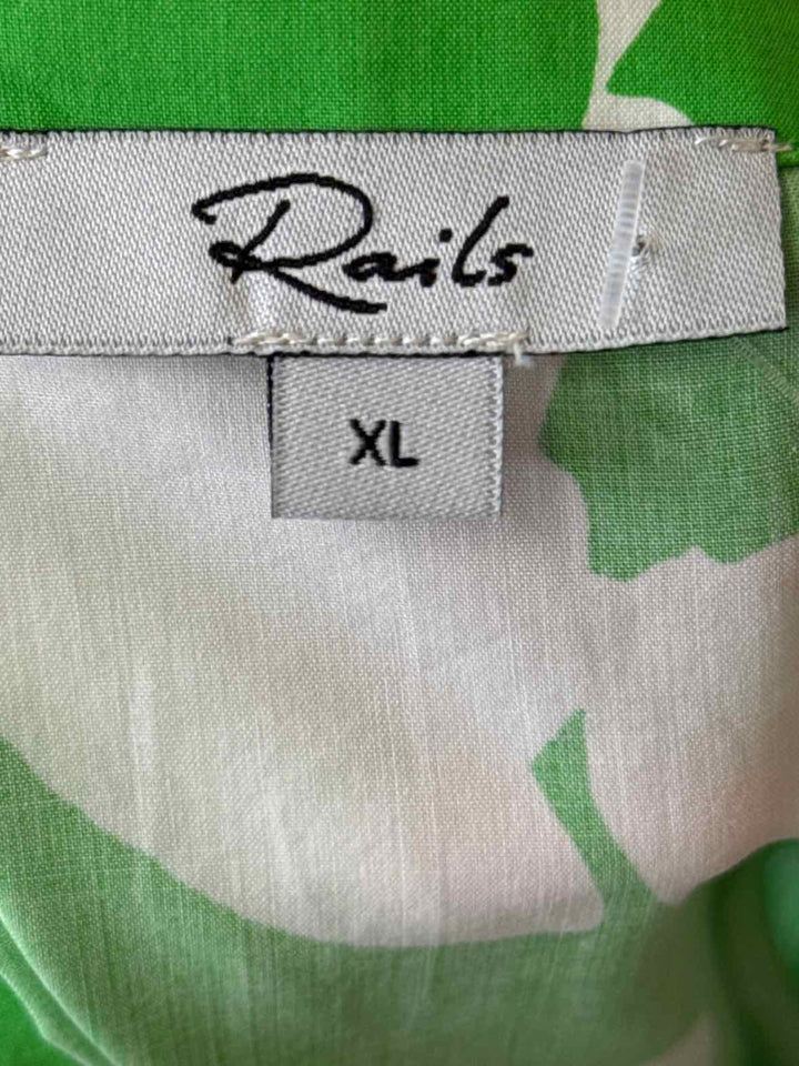 Size XL Rails Green Print Dress