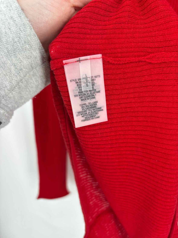 Size L ELIE TAHARI Red Sweater