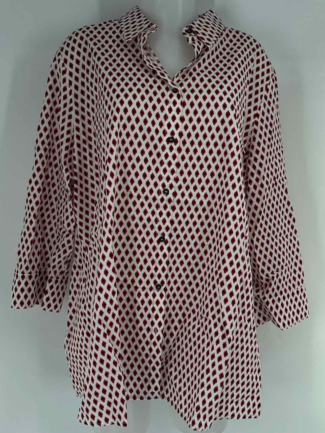 Size 2X MARINA RINALDI Red Shirt