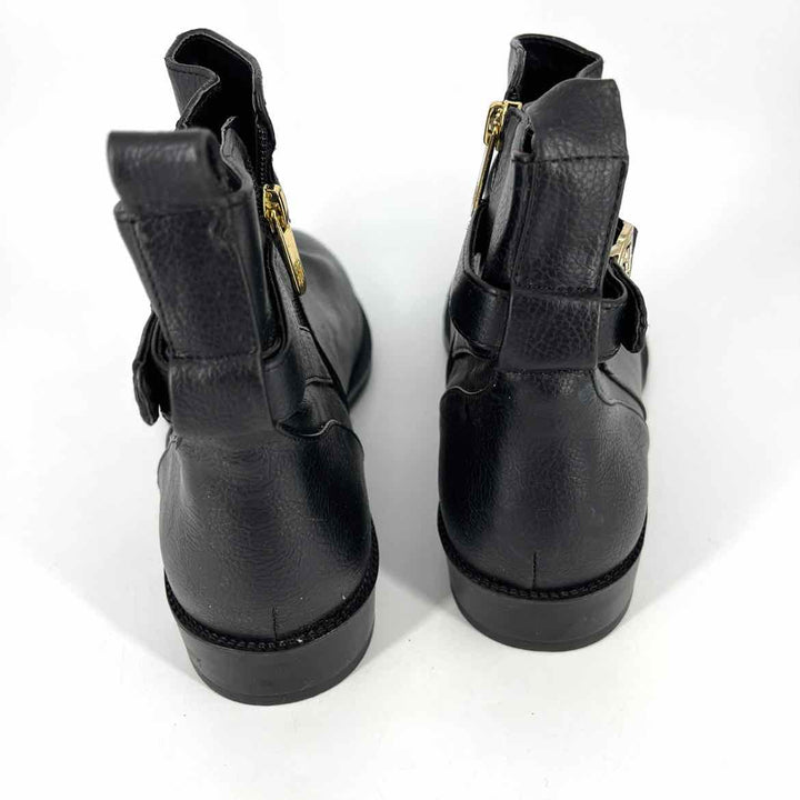 Shoe Size 10 TOMMY HILFIGER Black Leather Boots