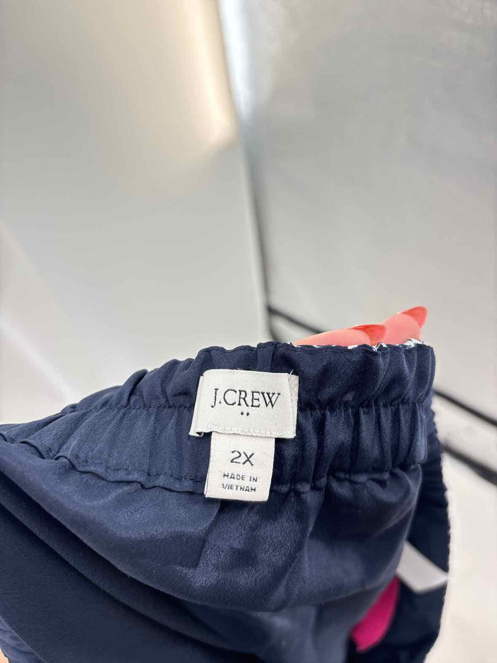 Size 2X J Crew Blue Skirt