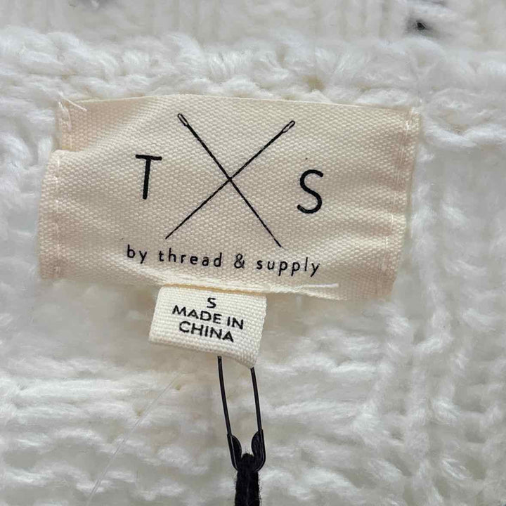Size S White Knit Sweater