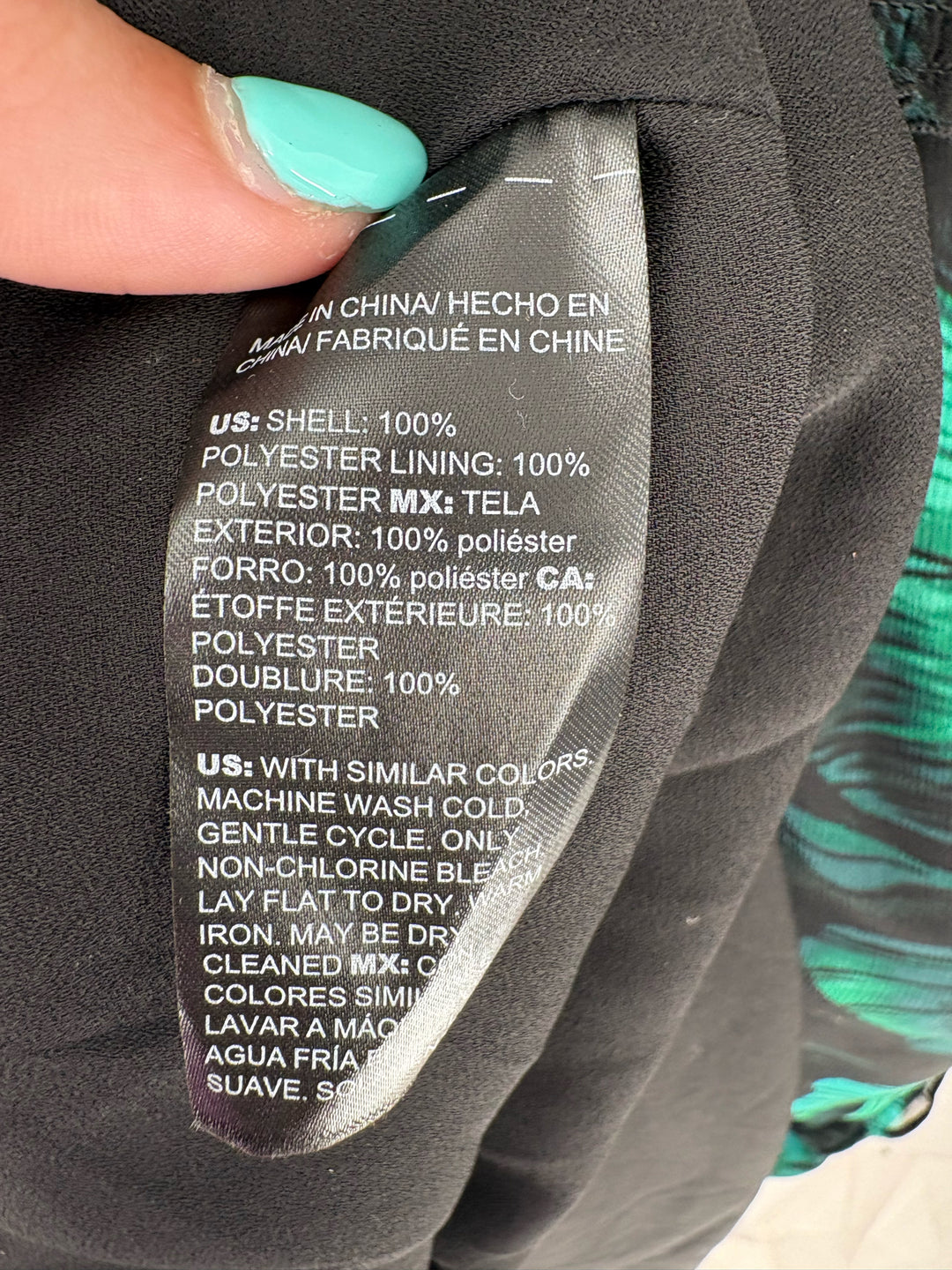Size 8 White House Black Market Green Dress