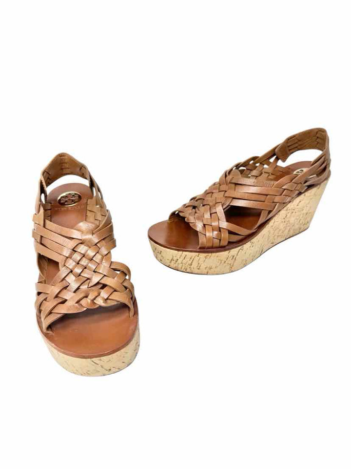 Shoe Size 9.5 Tory Burch Tan Leather Sandals