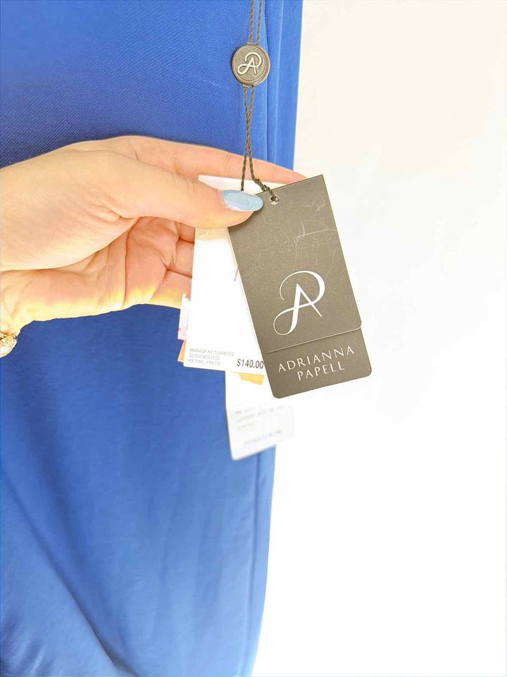 Size 14 Adrianna Papell Blue Dress