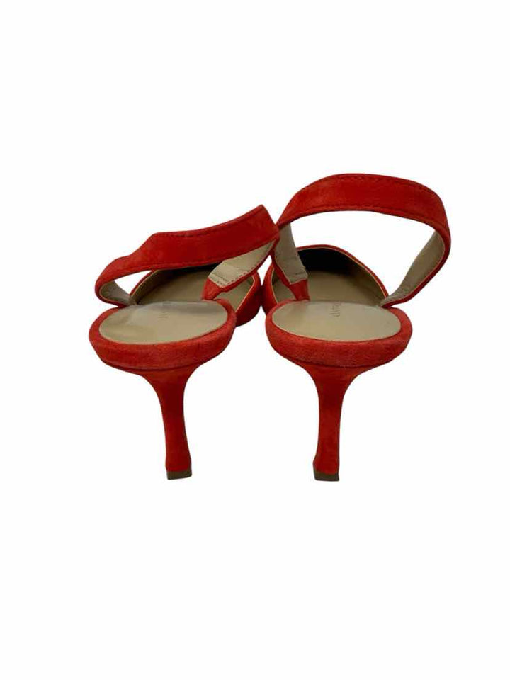 Shoe Size 9 Ann Taylor Orange Pumps
