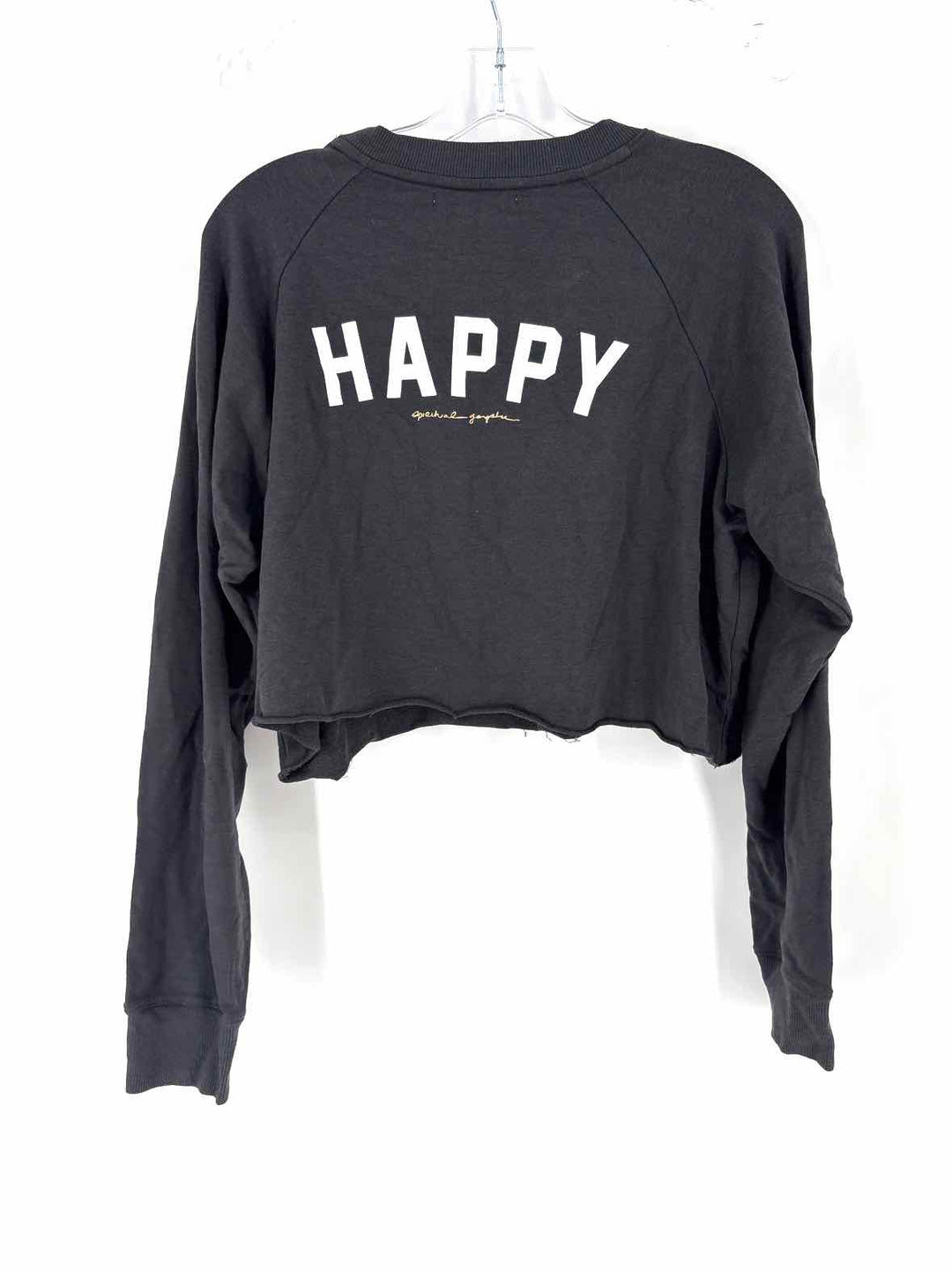 Size L SPIRITUAL GANGSTER Charcoal Sweater
