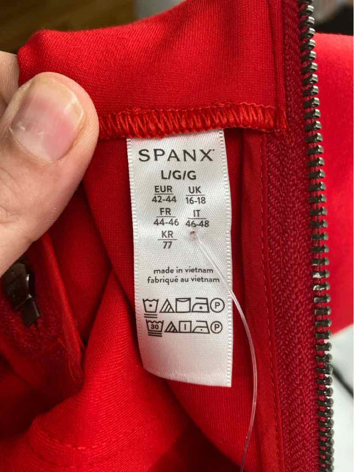 Size L SPANX Red Dress