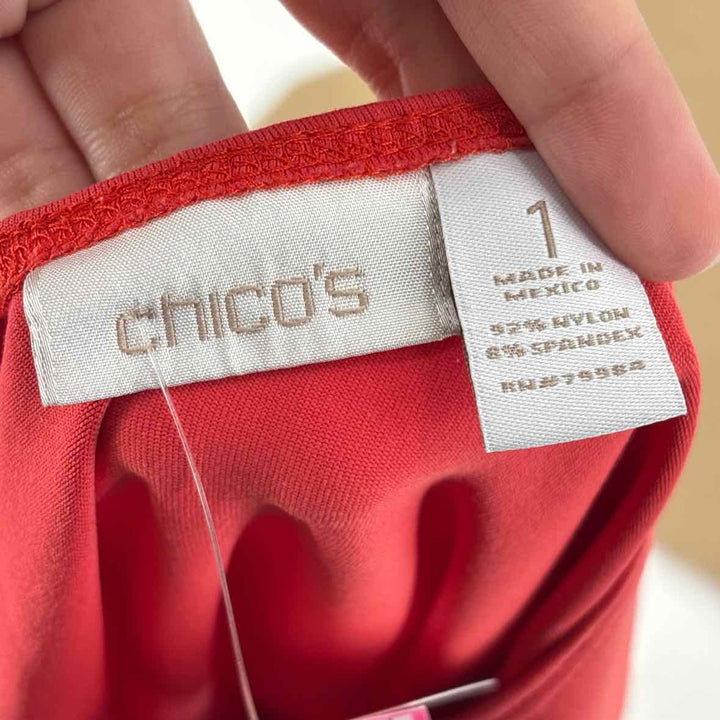 Size M Chico's Red Knit Shirt