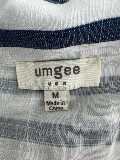 Size M Umgee Blue Print Dress