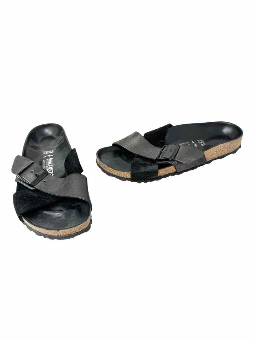 Shoe Size 39 Birkenstock Black Suede Sandals