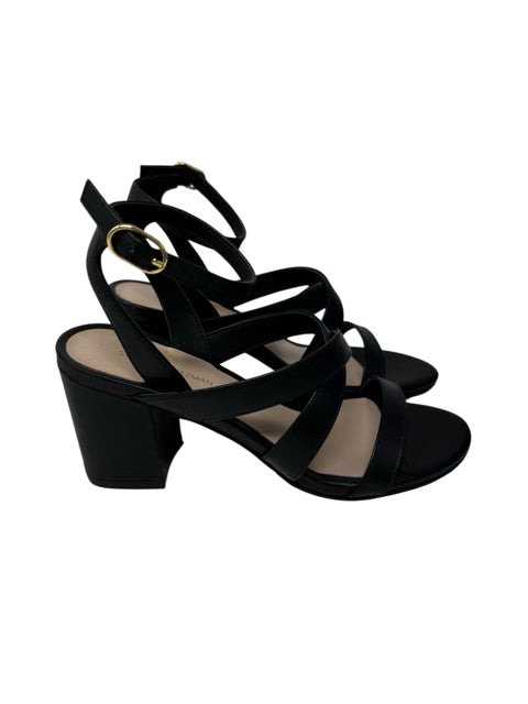 Shoe Size 6 Tory Burch Black Leather Sandals
