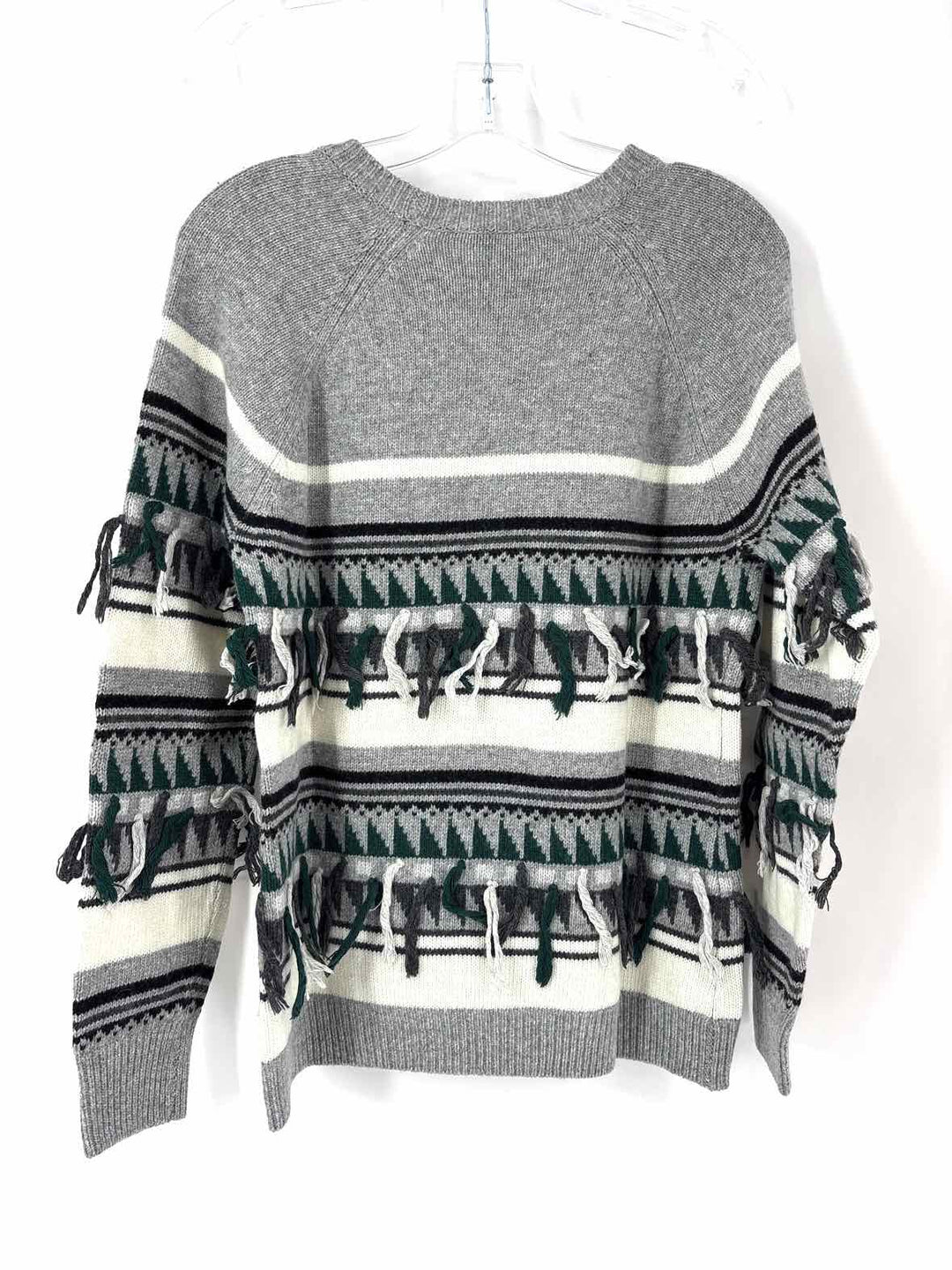 Size L AUTUMN CASHMERE Gray Cashmere Sweater