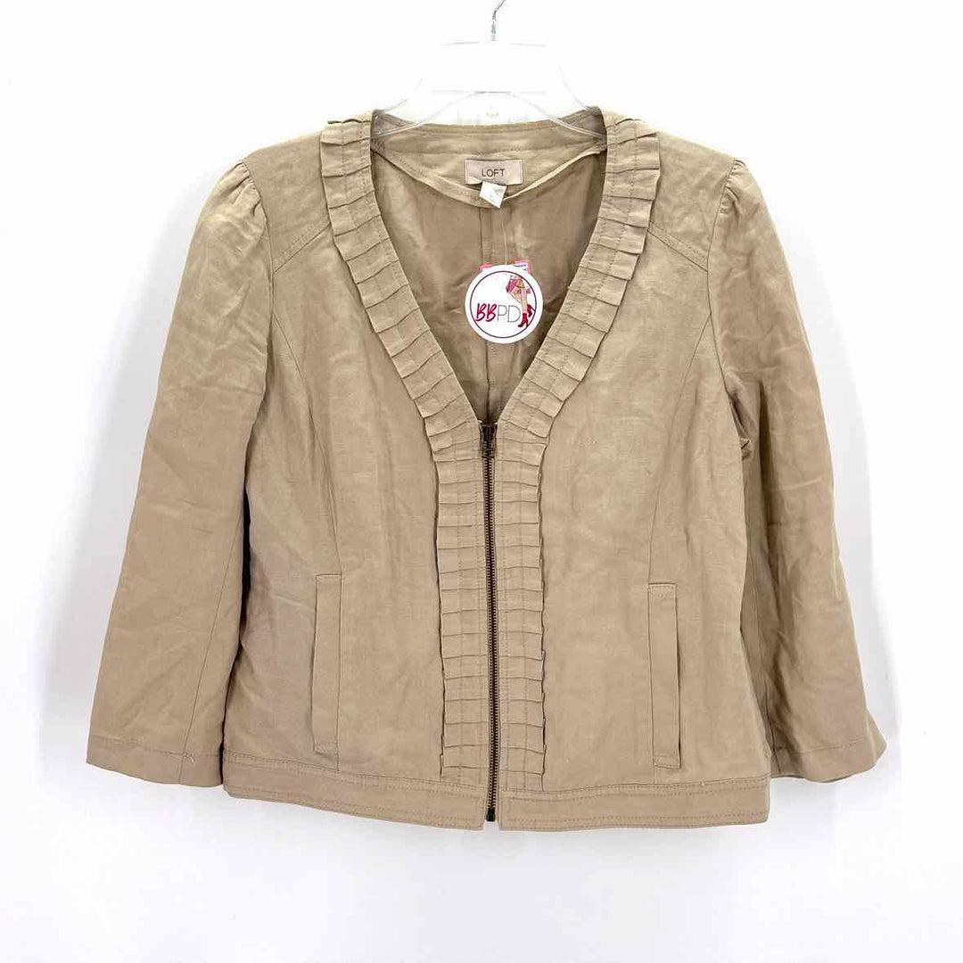 Size M LOFT Tan Jacket