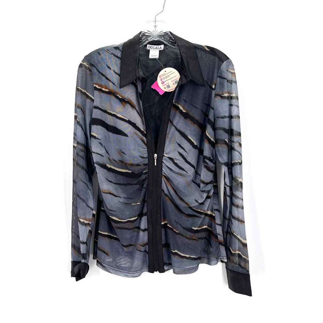 Size M gray print Shirt