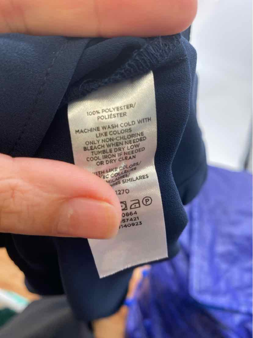 Size M Ann Taylor Navy Shirt