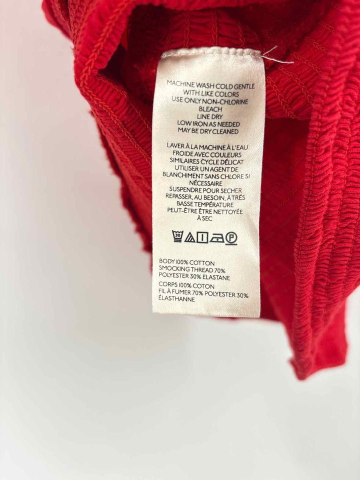 Size M MAEVE Red Shirt