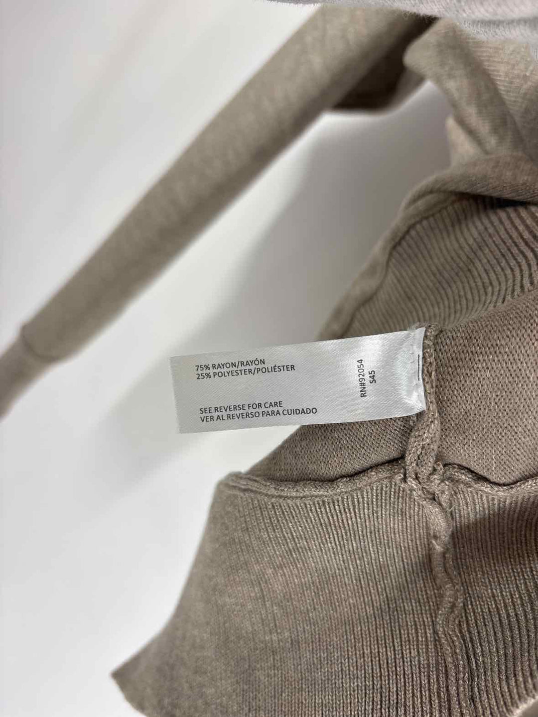 Size XL Tan Sweater
