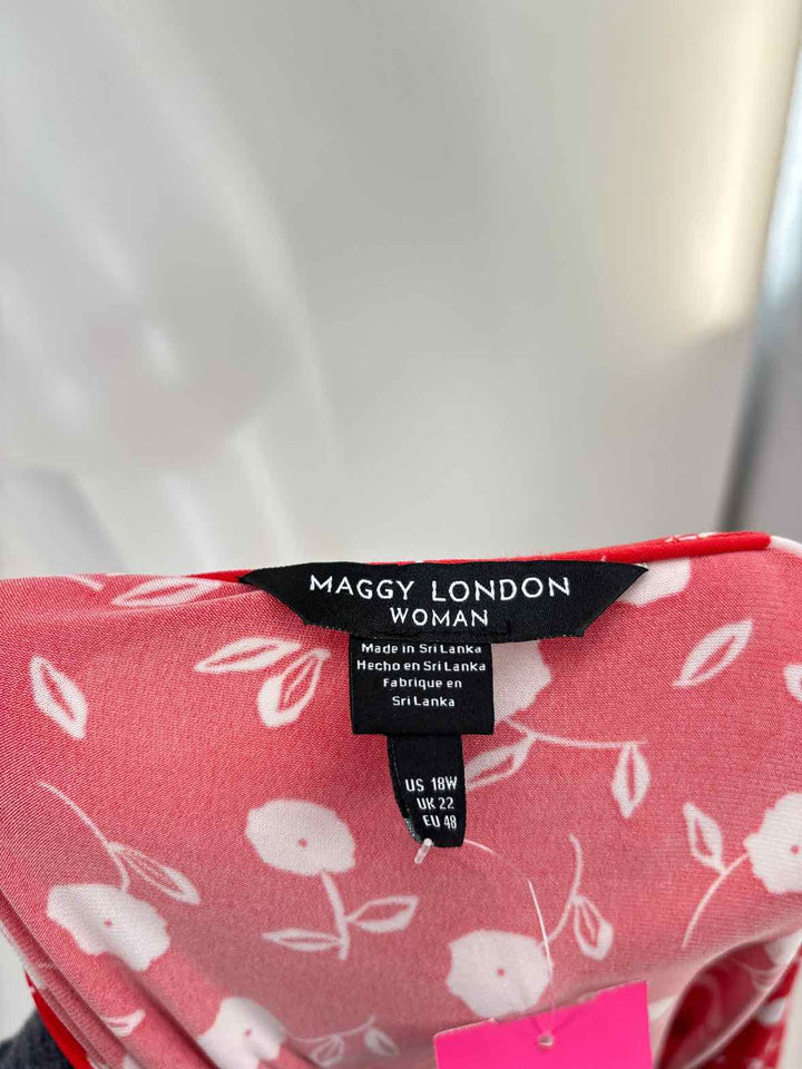 Size 18 MAGGY LONDON Red Dress