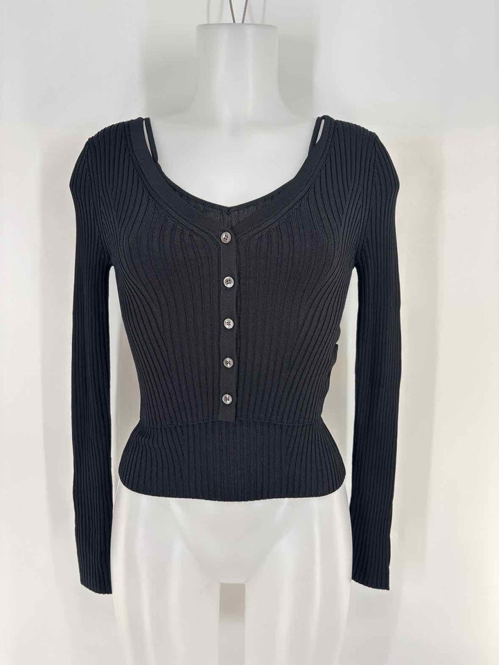 Size S Banana Republic Black Knit Cardigan