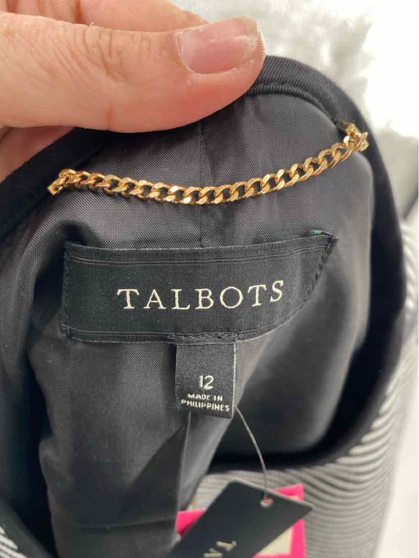 Size 12 Talbots Black Blazer
