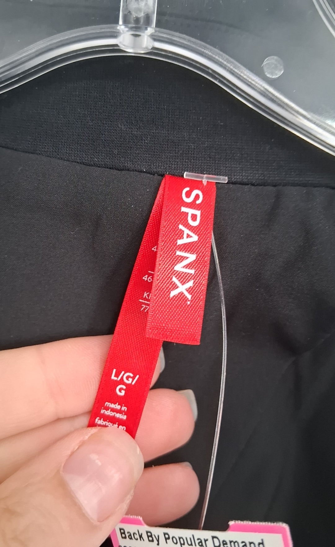 Size L SPANX Black Jacket