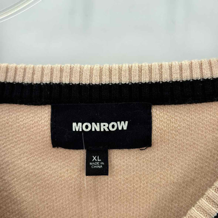 Size XL MONROW Multi-Color Knit Sweater