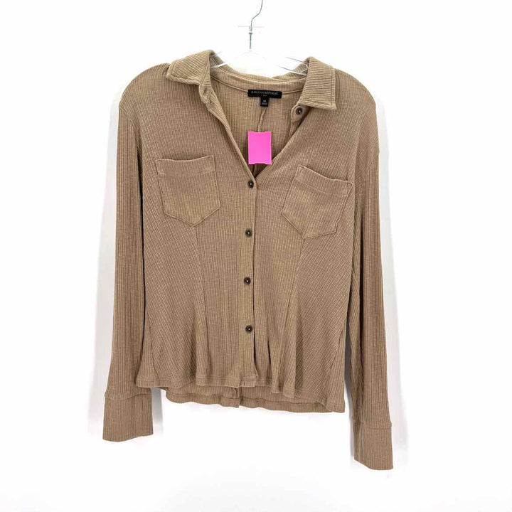 Size M Banana Republic Tan Shirt