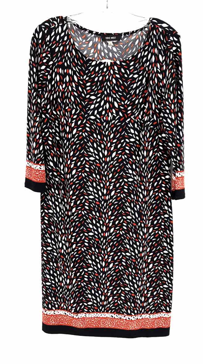 Size 12 Nine West Black Knit Dress