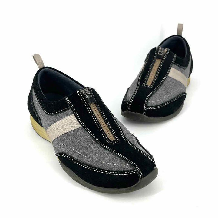 Shoe Size 8 LAND END Black Flats