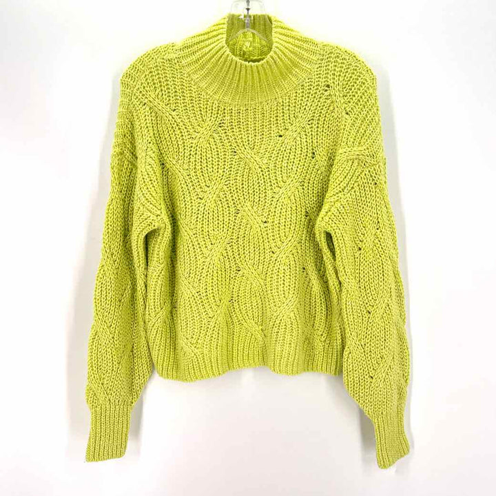 Size XS AMERICAN EAGLE Lime Green Knit Sweater