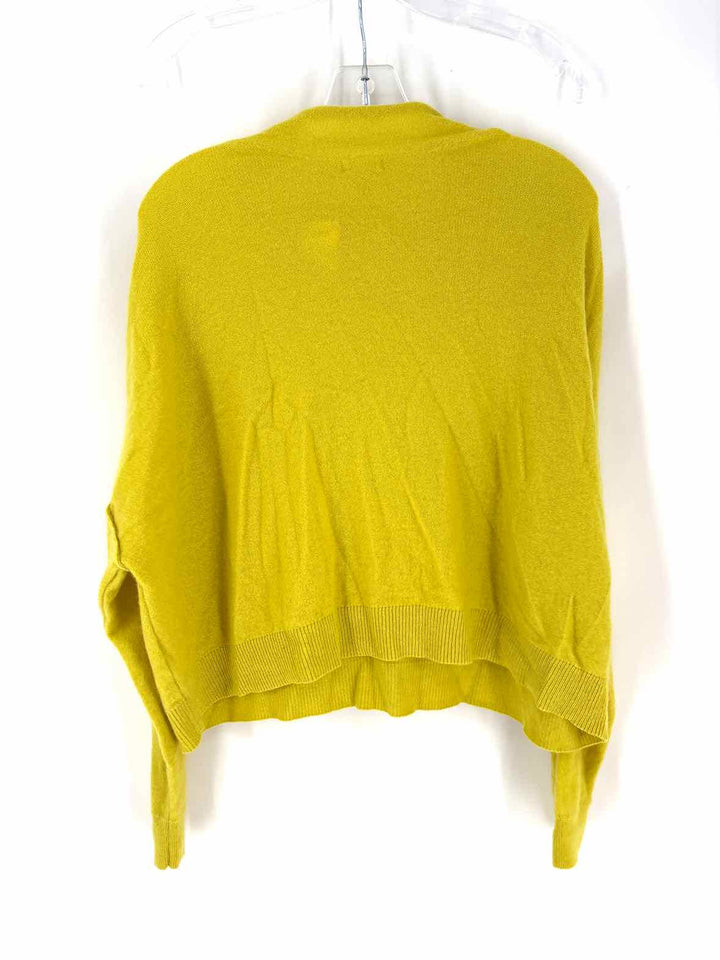 Size M Pilcro & the Letterpress Yellow Cashmere Sweater