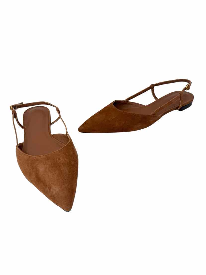 Shoe Size 8 EVEREVE Tan Suede Flats