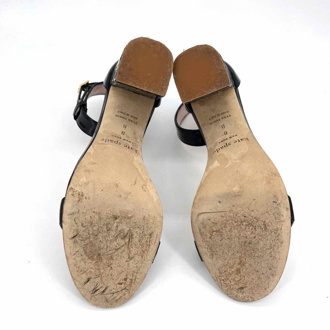 Shoe Size 8 Kate Spade Black PATENT Pumps