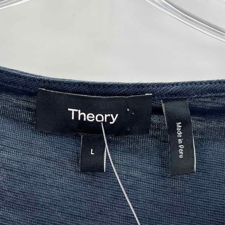 Size L THEORY Navy Shirt