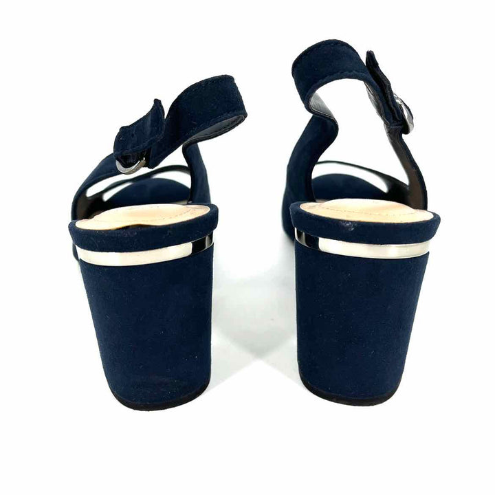 Shoe Size 10.5 ALFANI Navy Suede Pumps
