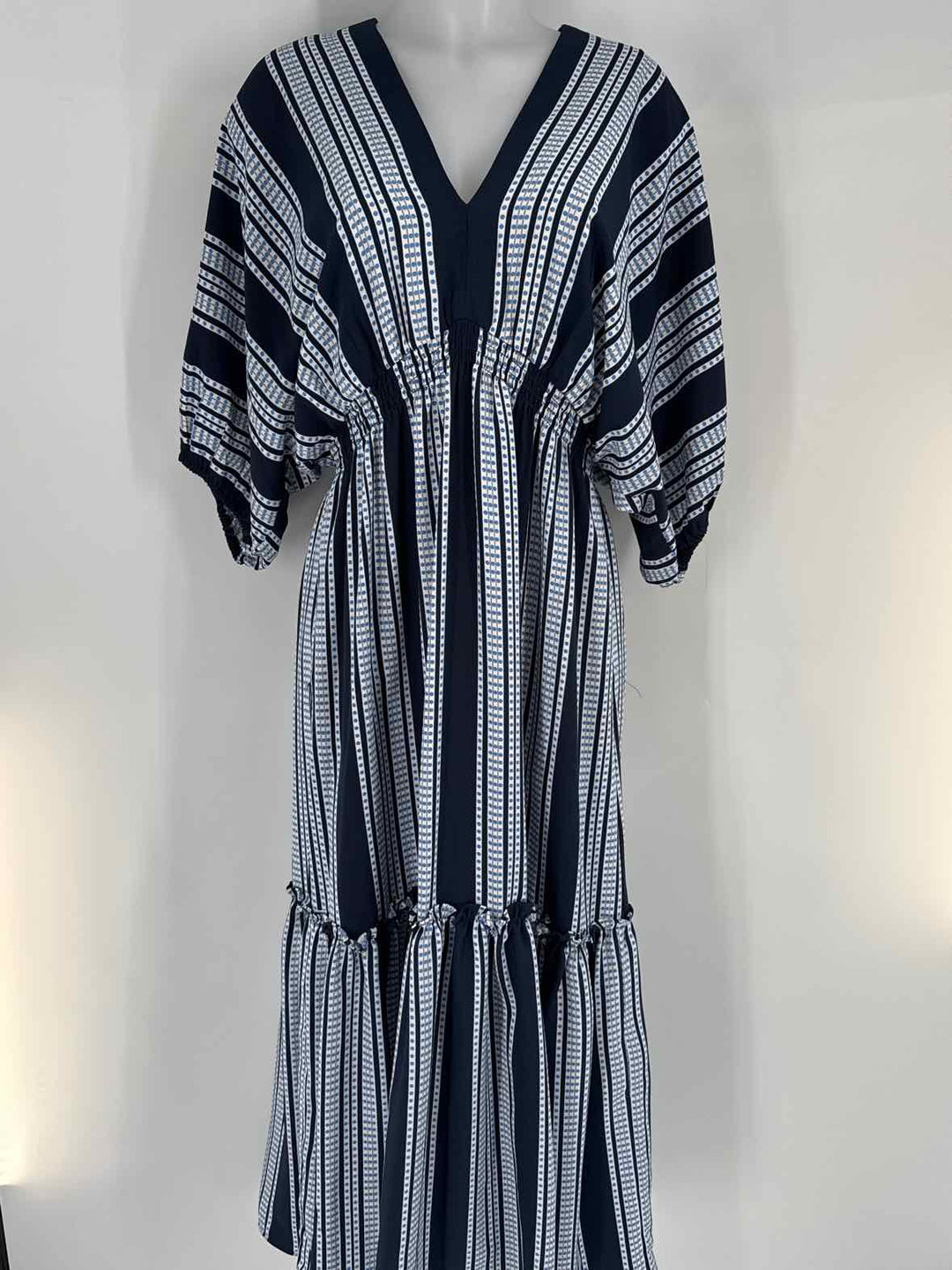 Size 12 TAYLOR Blue Print Dress