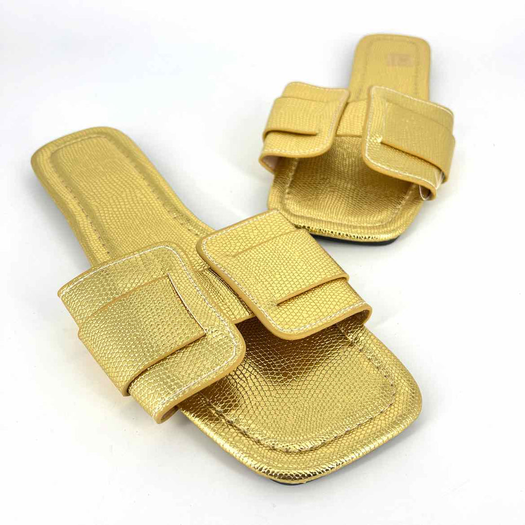 Shoe Size 42 Gold Sandals
