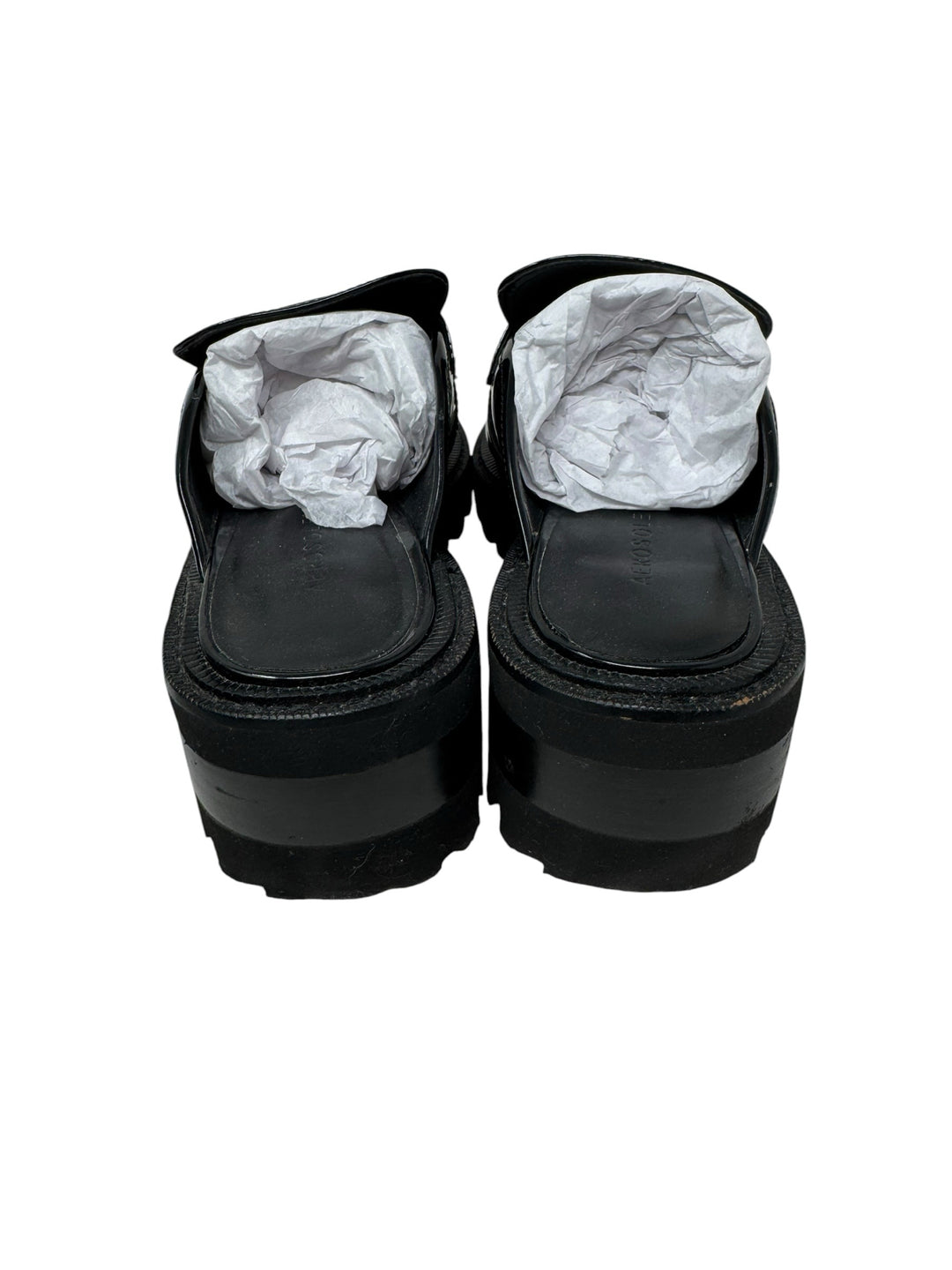Shoe Size 7.5 AEROSOLES Black PATENT Mules