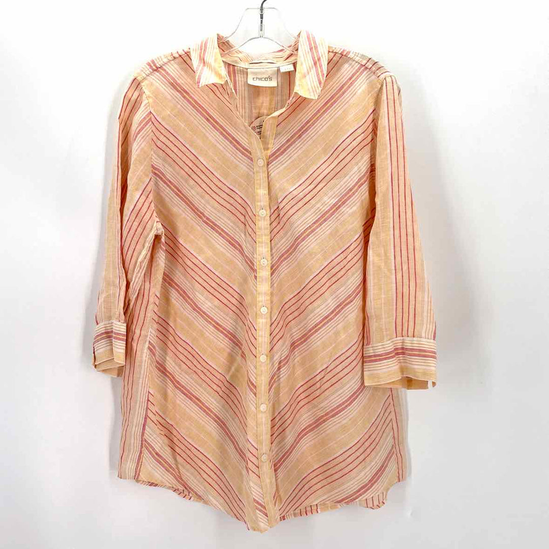 Size M/L Chico's Peach Shirt