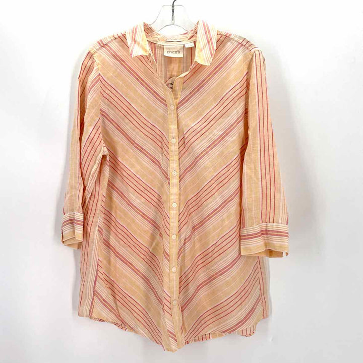 Size M/L Chico's Peach Shirt