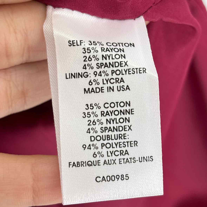 Size 6 NANETTE LEPORE Fuschia Dress