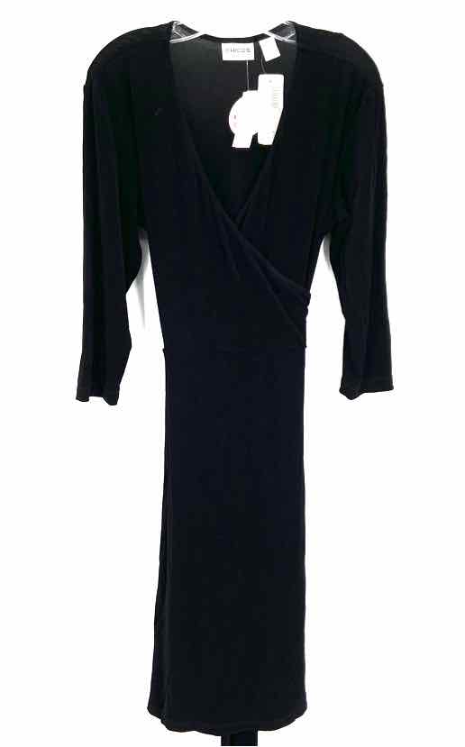 Size L Chico's Black Dress