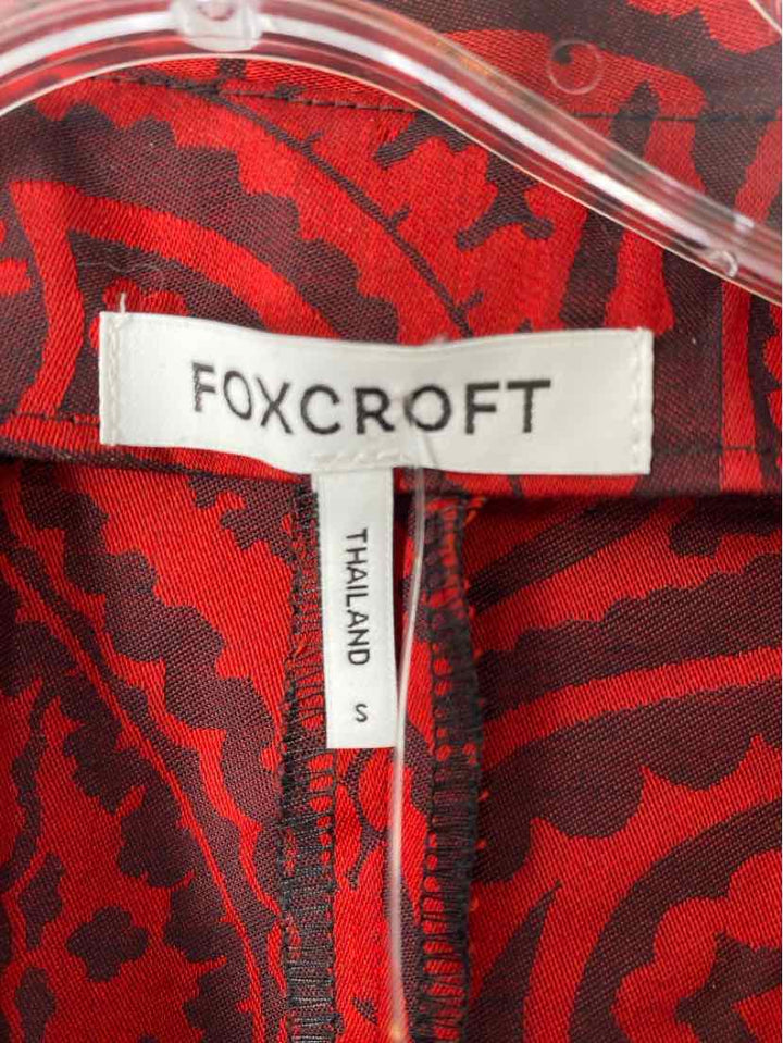 Size S FOXCROFT Red Shirt