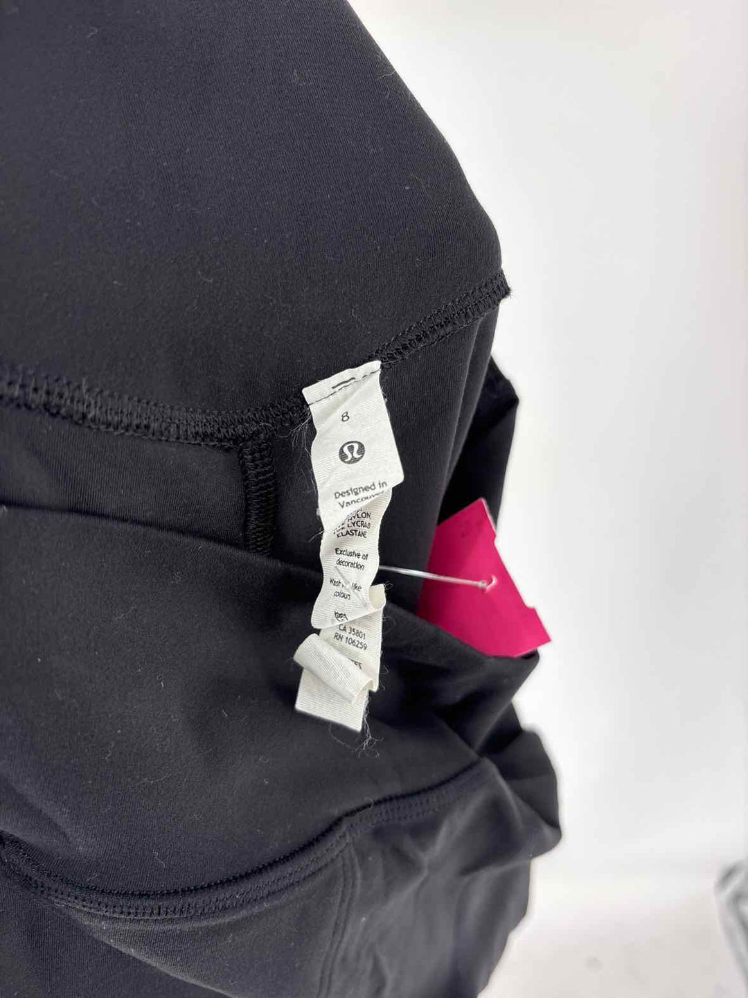 Size 8 Lululemon Black Capri