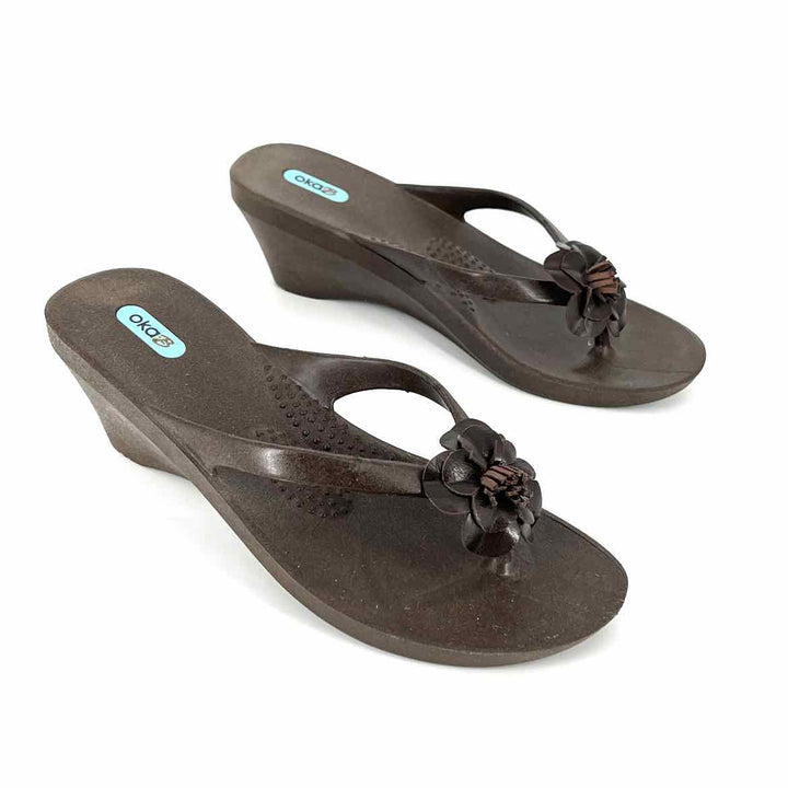 Shoe Size 7 Brown Wedge