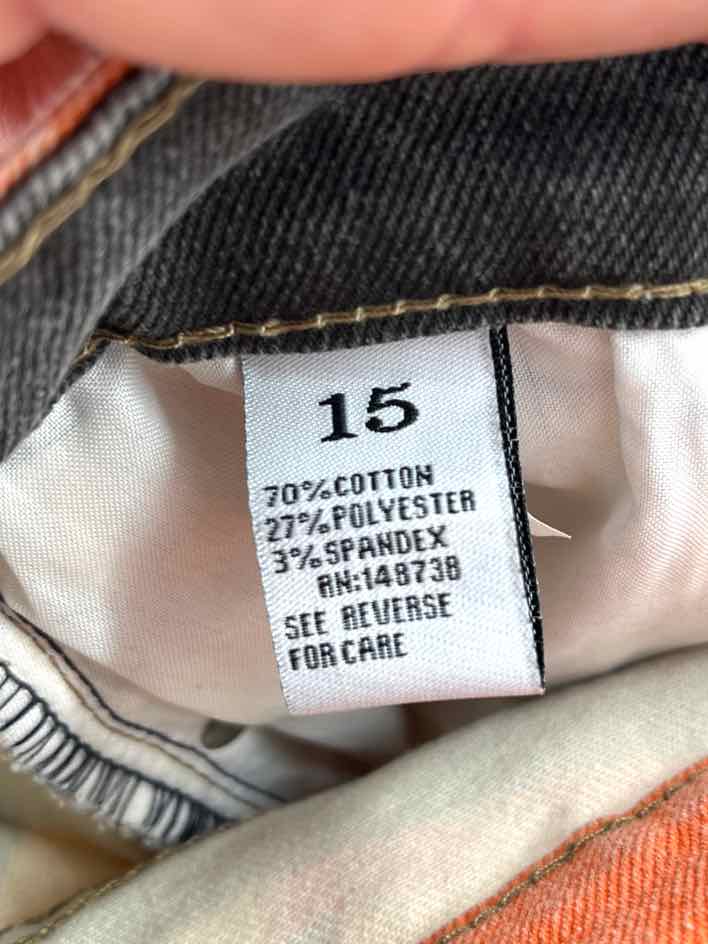 Size 15 FASHION NOVA Multi-Color Denim Jeans