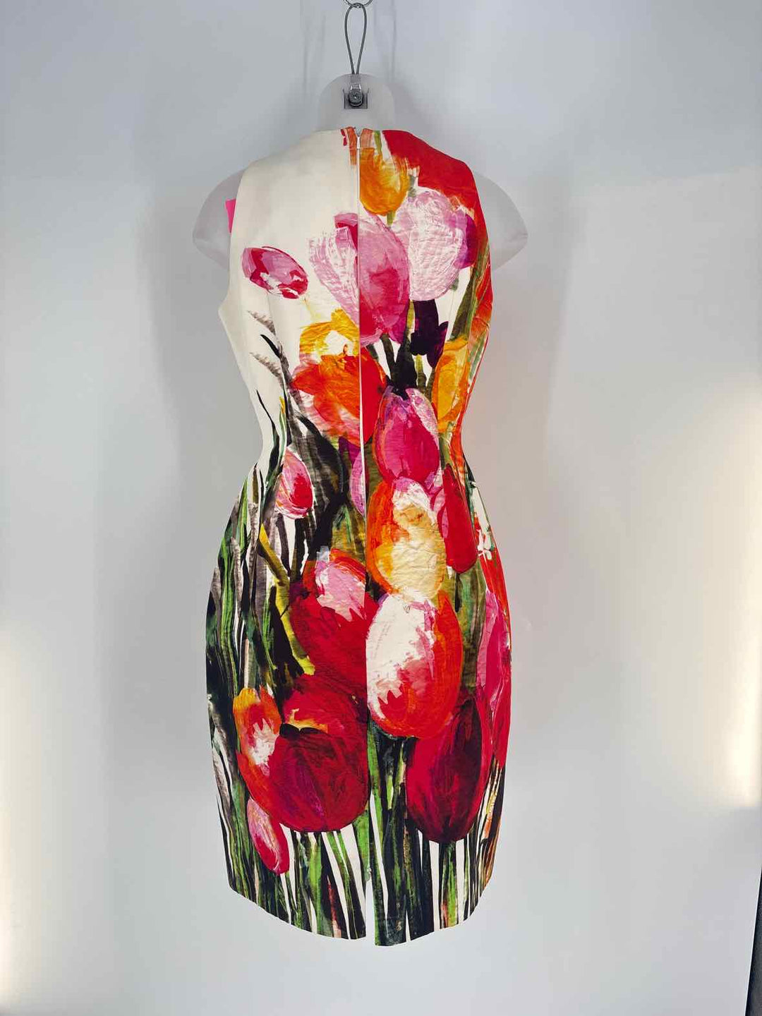 Size 8 CARMEN MARC VALVO Multi-Color Dress
