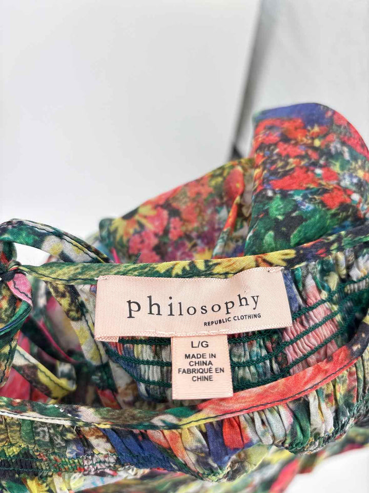 Size L PHILOSPHY Multi-Color Shirt