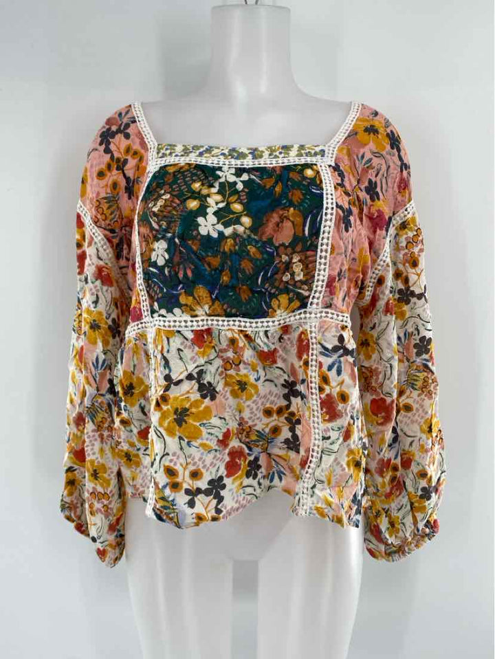 Size M MAEVE Multi-Color Shirt